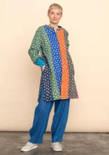 Chemise "Gulab" en coton biologique tissé - vert orme