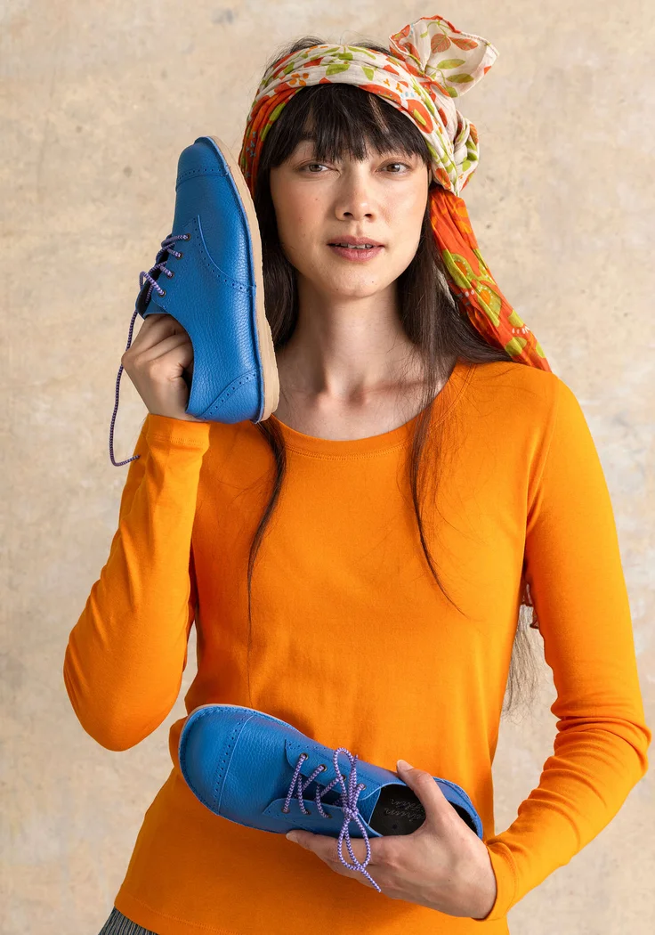 Nappa lace-ups - lupin