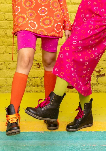 Polvisukat ekopuuvillaa - lehmuksenviheä