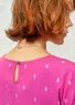 Robe tissée à motif "Signe" en coton bio (rose sauvage XXL)