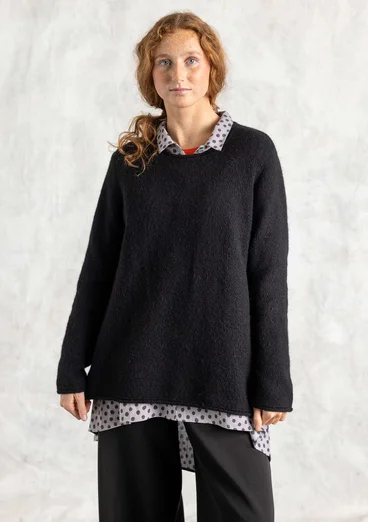 Favourite alpaca-blend sweater - black