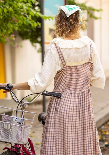 Webbluse „Amelie“ aus Bio-Baumwolle - vanille