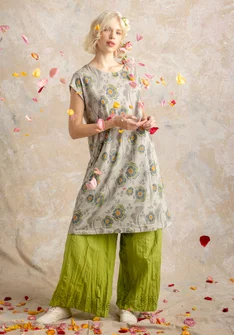 Tricot tuniek "Nypon" van biologisch katoen/modal - olifantgrijs