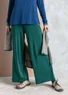 Pantalon en jersey de lyocell/élasthanne (vert bouteille M)