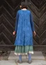 “Elisabeth” dress in woven organic cotton/linen (lupin M)
