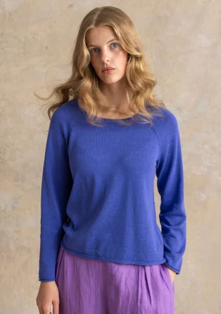 Pull en coton biologique/lyocell - bleu ciel