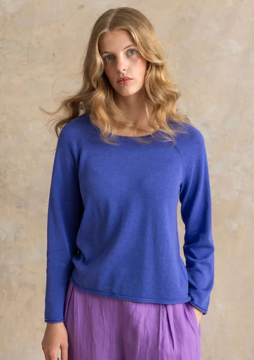 Pull en coton biologique/lyocell - bleu ciel