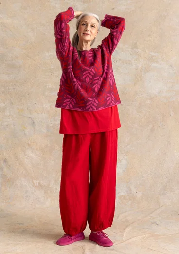 Pellavakankaiset housut - amaryllis