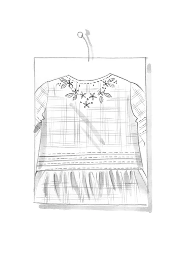 Blouse "Tanne" en coton biologique - blanc cassé