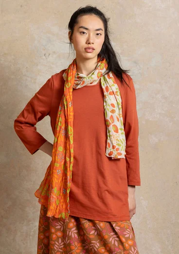 Jerseyshirt „Ophelia“ aus Bio-Baumwolle/Modal - krapprot