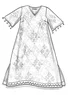 Kleid „Rupangi“ aus Öko-Baumwolle (indigoblau XL)