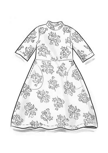 Strickkleid „Hildur“ aus Bio-Baumwolle - curry