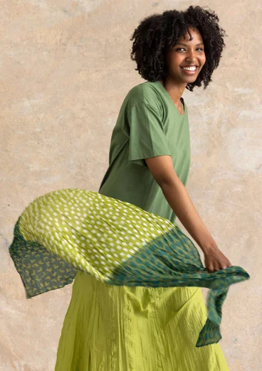 Jerseytunika ”Himla” i økologisk bomuld - rosmarin