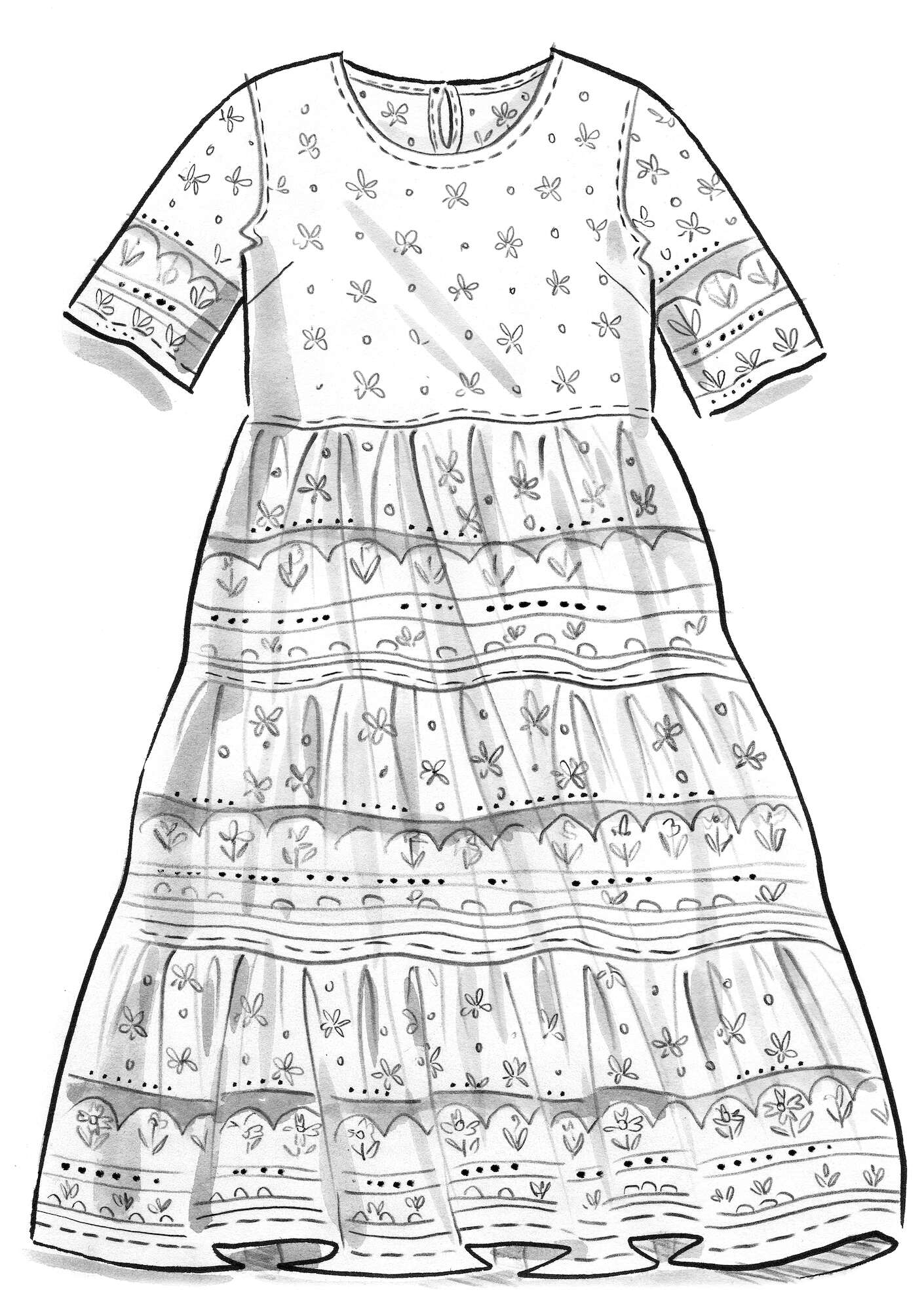  Lalita -mekko ekopuuvillaa