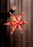 Étoile de Noël "Baluns" en papier (rouge lave Taille unique)