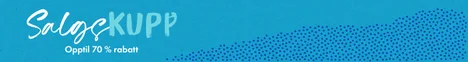 Salgskupp – opptil 70 %