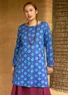 Tunique "Katmandu" en jersey de coton biologique/modal (lupin S)