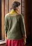 “Maria” organic/recycled cotton sweater (pine M)