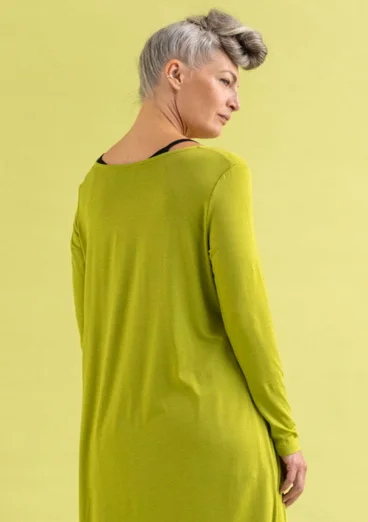 “Ada” lyocell/elastane jersey dress - asparagus