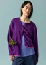 Vest van biologisch/gerecycled katoen (pruim M)