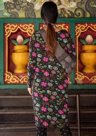 Robe "Mongolia" en jersey de lyocell/élasthanne - noir