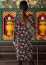 “Mongolia” lyocell/elastane jersey dress (black L)