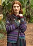 Gilet "Louise" en laine mélangée (chocolat noir M)