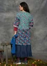 Kleid „Olivia“ aus Öko-Baumwolle/Recycling-Baumwolle (aqua S)