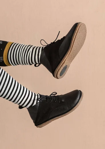 Ökenkänga i nubuck/nappa - svart