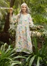 Robe "Mockingbird" en tissu de lin/modal (fleur de sureau XXL)