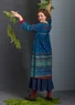 Robe "Madame Indigo" en tissu de coton biologique (indigo L)