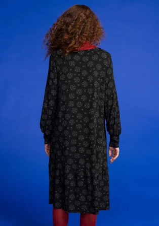 Robe en jersey « Ingrid » en lyocell/élasthanne - noir