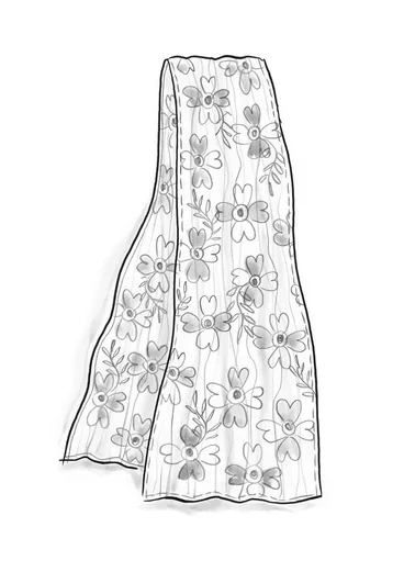 “Lillian” shawl in organic cotton -