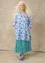 “Öst” woven organic cotton tunic (forget-me-not S)