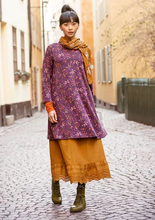 "Kastanj"-trikootunika lyocellia ja elastaania - laukka