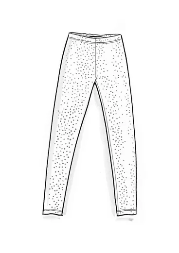 Jerseyleggings „Bianca“ aus Lyocell/Elasthan - schwarz-gemustert