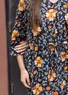 Robe "Rosendale" en coton biologique tissé (noir M)