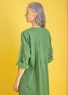 Robe en tissu de coton biologique/lin (coriandre XXL)