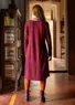 Robe "Isabella" en jersey de coton biologique/modal (aubergine L)