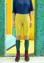 Jerseyhose „Crossing“ aus Bio-Baumwolle/Elasthan - blattgrün
