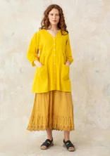 Woven organic cotton smock blouse - pineapple