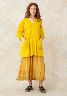 Woven organic cotton smock blouse - ananas