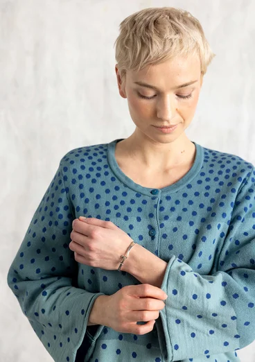 “Siv” recycled/organic cotton cardigan - verona green