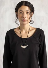 Jerseyshirt aus Bio-Baumwolle - schwarz