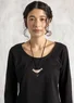 Organic cotton jersey top (black XXL)