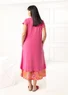 Robe "Galilei" en jersey de lyocell/élasthanne (pivoine foncé M)