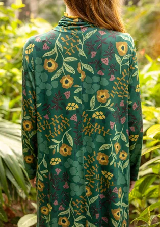 “Harriet” jersey tunic in lyocell/spandex - light bottle green