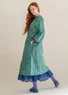 Webkleid „Mary“ aus Bio-Baumwolle/Leinen (wermutkraut XS)