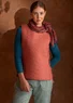 Stepp-Pullunder „Noor“ aus Bio-Baumwolle (ziegel L/XL)