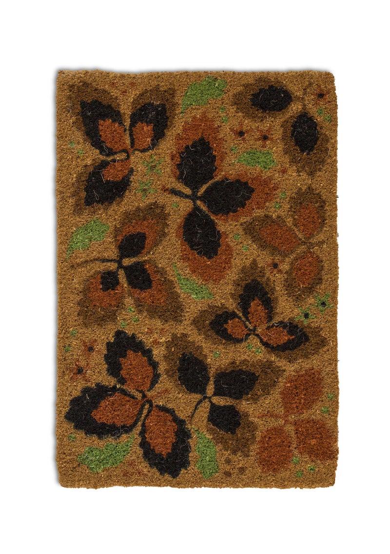 “Woodland” doormat in coir fiber honey